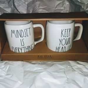 Rae Dunn Artisan collection mug set